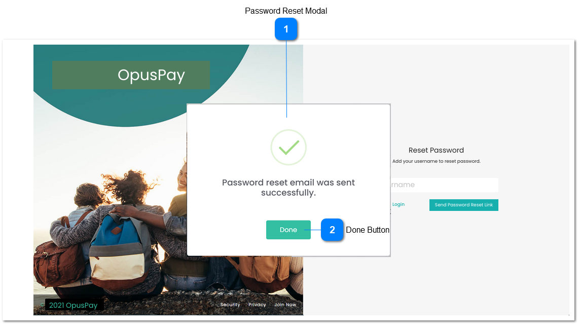 Forgot Password Modal