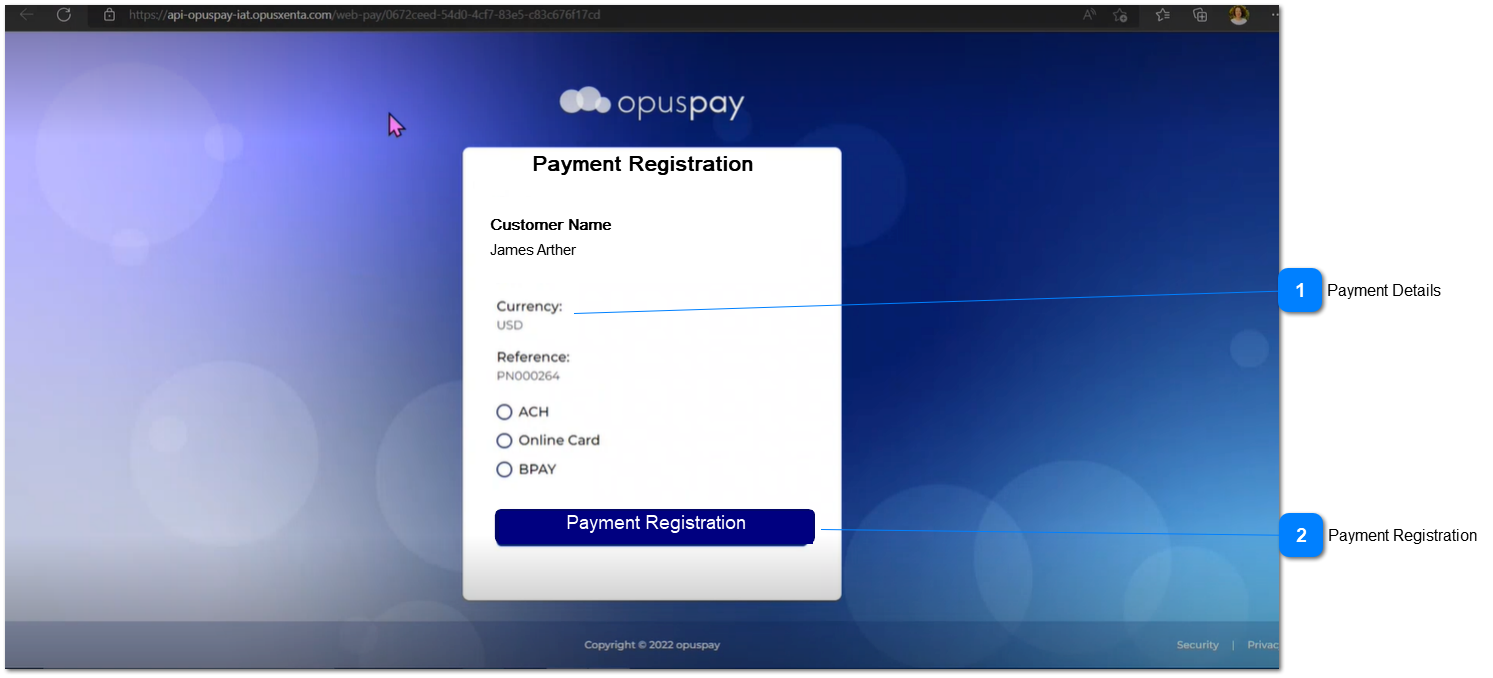 Payment Plan Registration