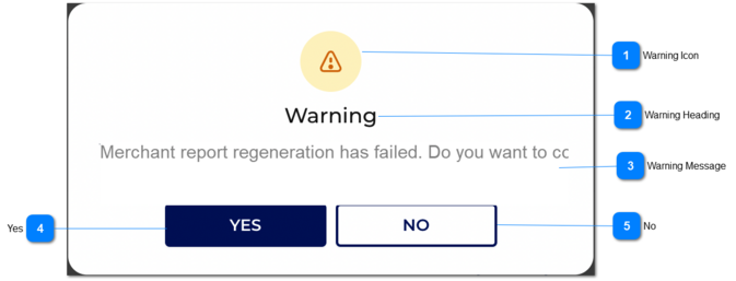 Regenerate Failure Message